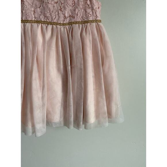 Mia & Mimi Blush Pink Lace and Tulle 2t Dress- perfect for flower girls - Picture 2 of 2